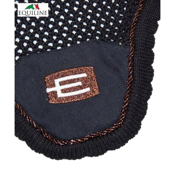 Equiline Huva E-logga - Bronsglitter passpoal