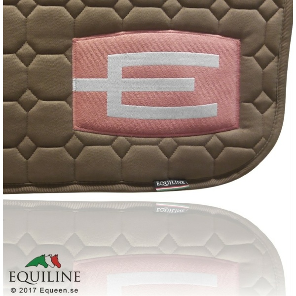 Equiline Schabrak E-Logga Octagon Allround Cappuccino - Gammalrosa