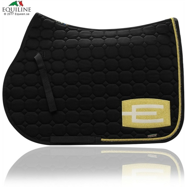 Equiline Schabrak E-Logga Octagon Allround Guld - Swarovski & 1 Passpoal