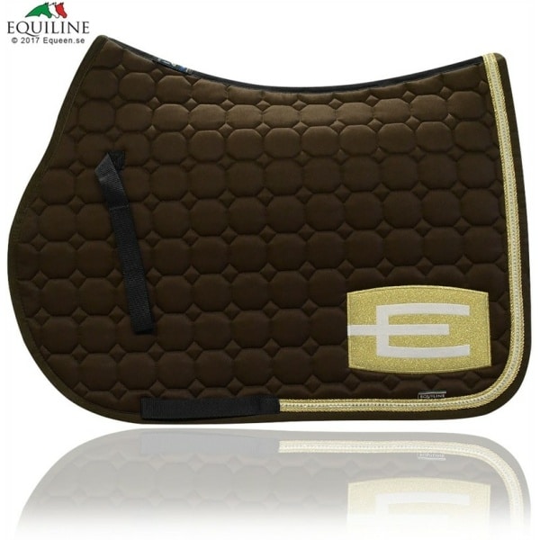 Equiline Schabrak E-Logga Octagon Allround Guld - Swarovski & 2 Passpoaler