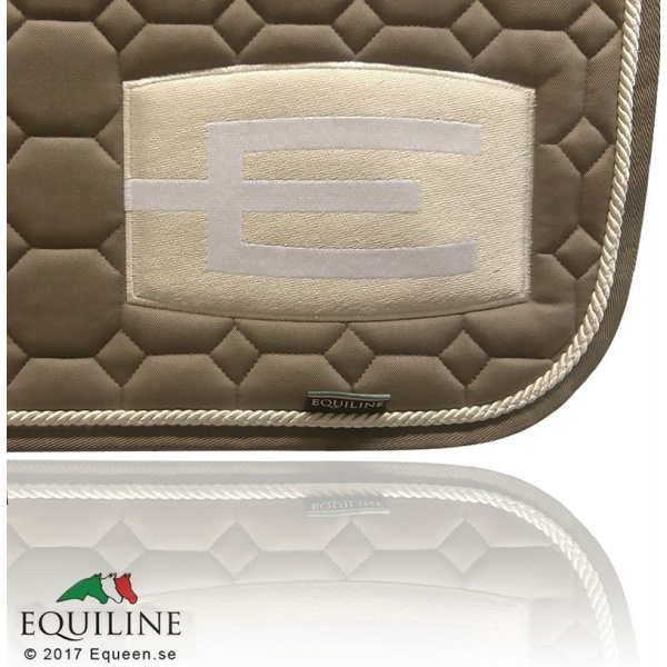 Equiline Schabrak E-logga Octagon Allround Cappuccino - Cream & Cream Passpoal