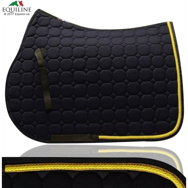 Equiline Schabrak Octagon Allround - Gul passpoal & Gul Swarovski