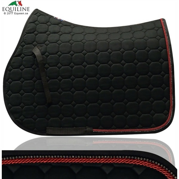 Equiline Schabrak New Rombo Allround - Vit passpoal & Silver Fläta