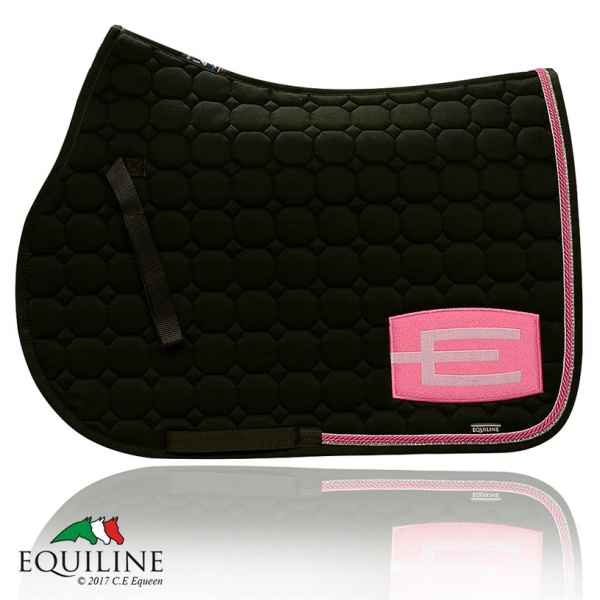 Equiline Schabrak Octagon med E-Logga Rosa Swarovski - Octagon Allround