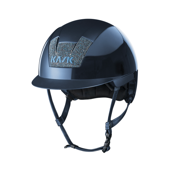 kask kooki pure shine blå swarovski